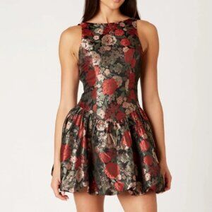 NIA Floral Jacquard Tamara Dress